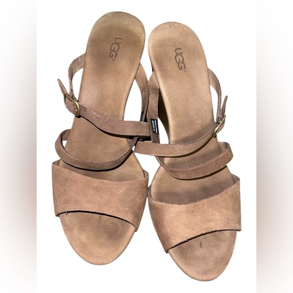 UGG Julita Black Platform Sandals – Size 7 - Picture 6 of 7